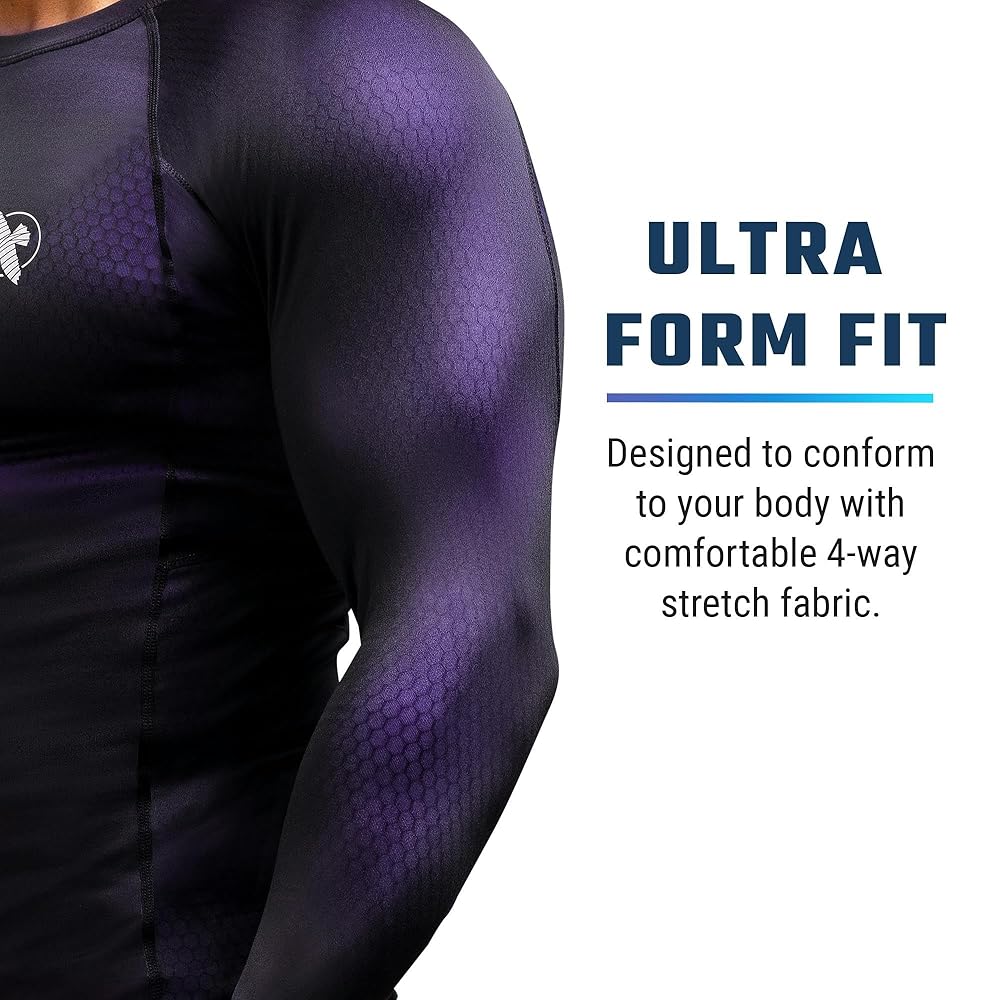 Amazon.com: Hayabusa Fusion Long Sleeve Jiu Jitsu Rashguard